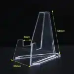 Présentoir de pièces commémoratives en acrylique, 100/5 pièces, présentoir triangulaire Transparent, défi commémoratif, porte-capsules de pièces de monnaie 1