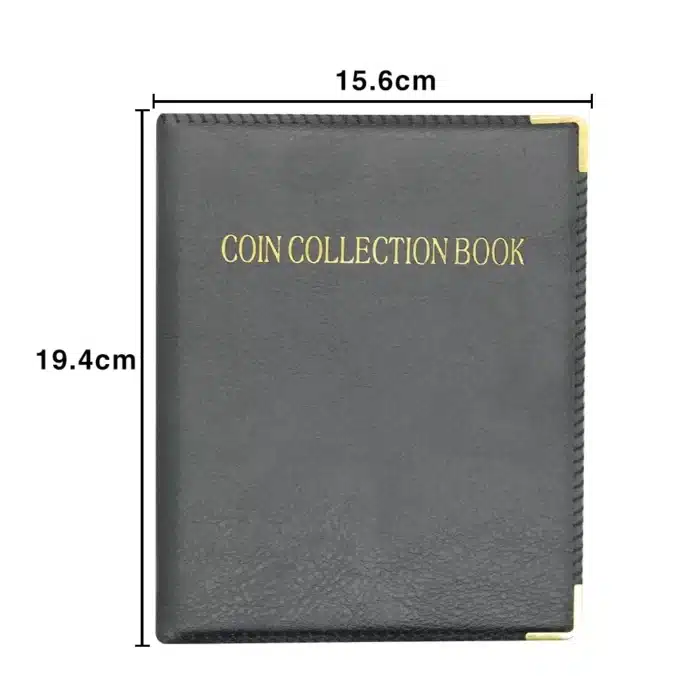 Livre de Collection de pièces de monnaie, 480 pochettes, 20 Pages, support de Collection de pièces de monnaie commémoratives, organisateur de rangement 20/25/27/30mm 2