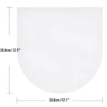50 pièces 12 pouces PE disque vinyle LP LD enregistrement 7.5 "OPP sacs en plastique antistatique manchons d'enregistrement extérieur intérieur en plastique couverture transparente 1
