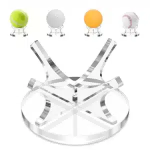 Présentoir de balle de basket-Ball multifonction en acrylique, présentoir transparent pour Baseball, GOLF, Softball, sphères de balle de Tennis 1