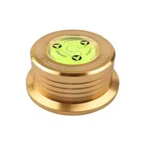 Stabilisateur de lecteur de disque LP YYAUDIO Premium – Acier allié, compatibilité 50 Hz – Améliorez votre expérience d'écoute en vinyle 1