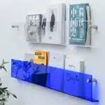 Support de rangement à poinçonnage gratuit, 2 pièces, organisateur de livres, support de CD, support de magazines, présentoirs de littérature pour livres d'enfants en bouchure 2