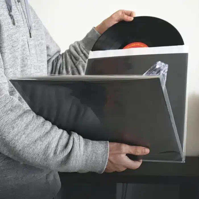 Couverture d'album transparente Gatefold, pochette extérieure pour disque vinyle, ouverture de style livre de 12 pouces pour doubles LP et albums pliables de 12 pouces 1