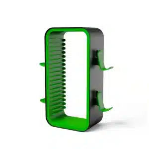 LinYuvo Tour de rangement pour jeux - Organisateur universel de jeux vidéo pour PS4, PS5, Xbox, Switch et Blu-Ray - Peut contenir 18 disques 3