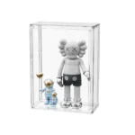 Armoire murale organisateur 36-27-12 cm – Étagères réglables à 3 niveaux, panneau transparent, porte magnétique 7