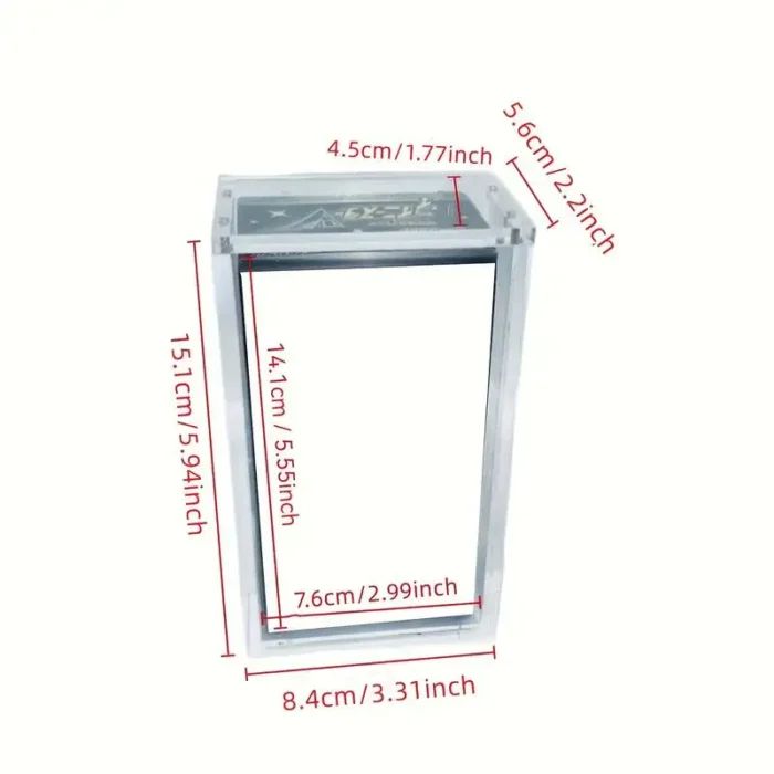 Vitrine de cartes magnétiques en acrylique transparent pour packs Booster TCG MTG – Boîte de protection anti-poussière pour cartes à collectionner et objets de collection 1