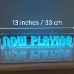 Support de disque vinyle maintenant, affichage mural pour CD, étagère d'album en acrylique, décor d'éclairage de salle, cadeau pour lui, support de panneau néon 1
