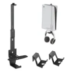 Support de Console mince PS5/PSPro/PS, support de rangement mural avec 2 contrôleurs de jeu, support de crochet pour casque pour PlayStation 5 1