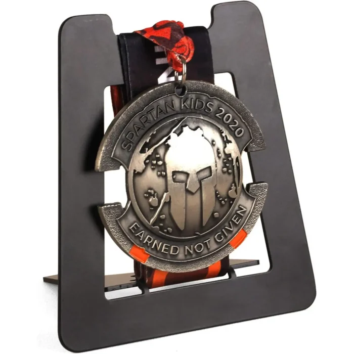 Porte-médaille simple, défi de course, cadeau en métal pour bureau, rangement, chambre à coucher 1