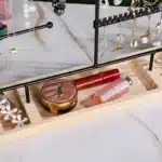 Présentoir de Boucles d'Oreilles Multifonctionnel T1 pour Femme, Collier, Bague, Rangement T1, Poignées Amovibles en Bois Astronomique, Bracelet, Montre, Bijoux 5