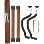 Support de guitare en bois, support de sol pour guitare électrique acoustique, support de guitare pliant à cadre réglable pour basse, violoncelle, mandoline, ban 3
