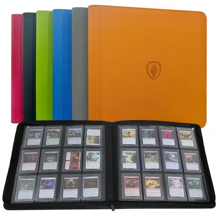 Contient 384 Toploaders |   12 poches |   Poches double face sans anneau |    Classeur haut de gamme pour cartes à collectionner 3