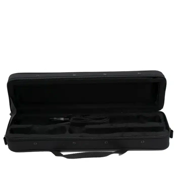 Étui de calcul de flûte noire, accessoires de vent, grill Oxford étanche, grand sac avec sangle, rangement d'outils de musique 3