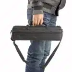 Étui de calcul de flûte noire, accessoires de vent, grill Oxford étanche, grand sac avec sangle, rangement d'outils de musique 1