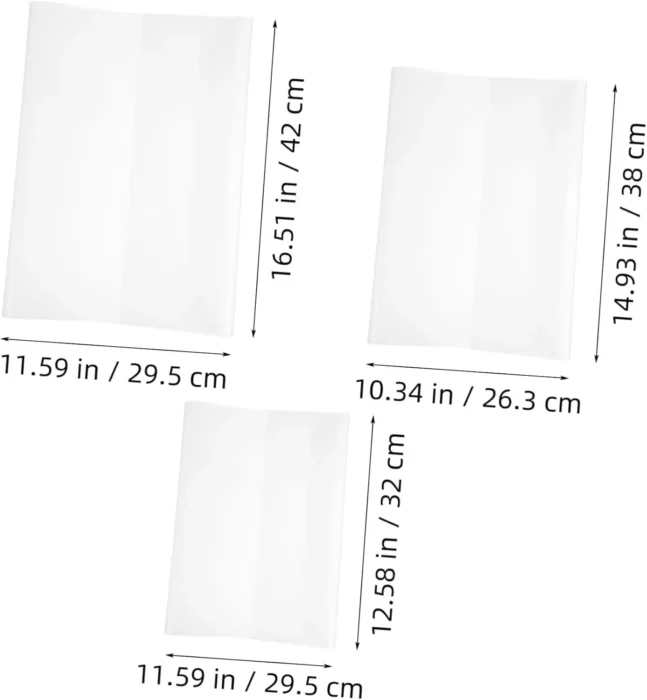 Couverture de protection imperméable pour emballage de livre, 10 pièces, pour écoliers, manuel Transparent, manchon en peau, fournitures d'emballage pour carnet de notes A4/A5/16K 1