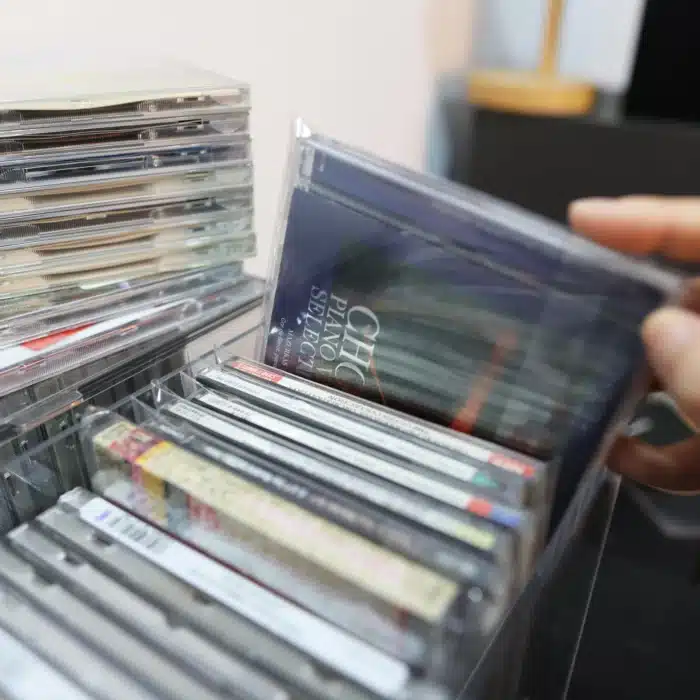 Pochette plastique pour CD 3